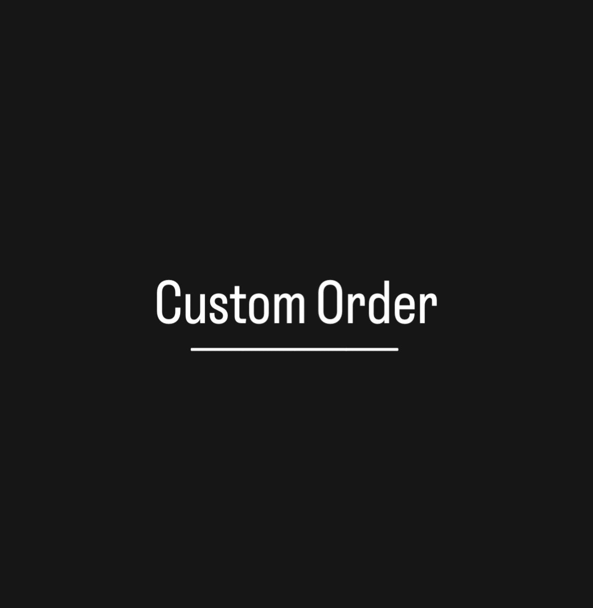 Custom Order (Maltese)